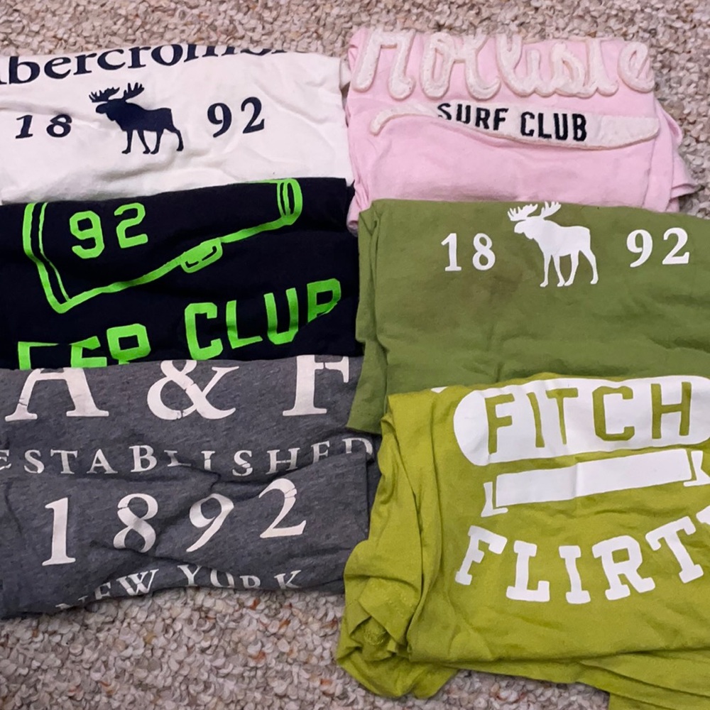 Abercrombie tight shirts